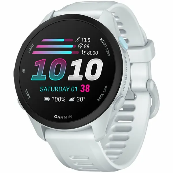 Смарт-часы Garmin Forerunner 70 42.6 мм белый (010-04307-01)