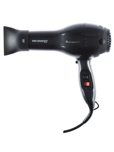 DEWAL Профессиональный фен для волос ION Energy 03-8800 Black