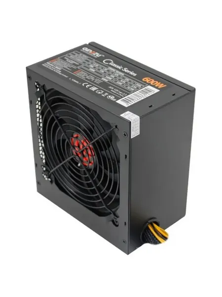 Блок питания Ginzzu CB600, 600Вт, ATX, 1 вентилятор, 20+4pin, 4+4pin CPU, 6+2pin PCI-E