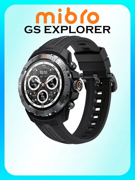 Смарт-часы Mibro Explorer GS XPAW017OB, AMOLED, Bluetooth 5.3, 1,32", 460мАч