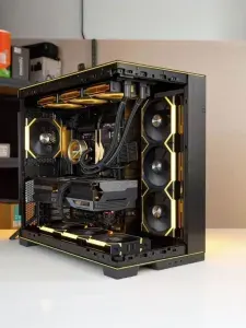 FIRESTRIKE Системный блок (Intel Core i5-13600KF, RAM 32 ГБ, SSD 1000 ГБ, NVIDIA GeForce RTX 5070 (12 Гб), Windows 10 Pro), черный