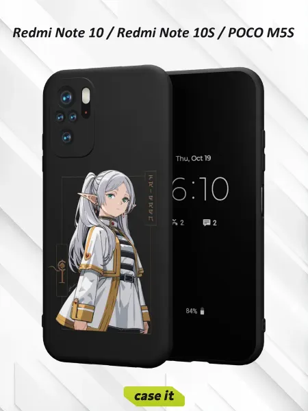 Case it Чехол на Redmi Note 10 Note 10S Poco M5S принт Frieren