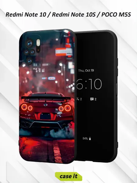 Case it Чехол на Redmi Note 10 Note 10S Poco M5S Nissan GT-R