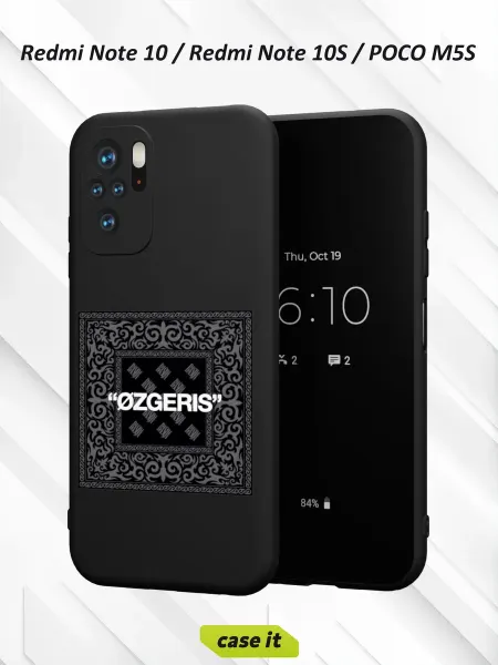 Case it Чехол на Redmi Note 10 Note 10S Poco M5S принт Ozgeris