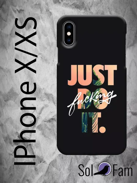 SoloFam Чехол для iPhone X(10) XS(10С) с принтом