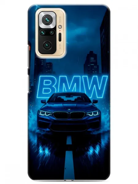 360skin Чехол на Xiaomi RedMi Note 10 Pro BMW БМВ (мужской)
