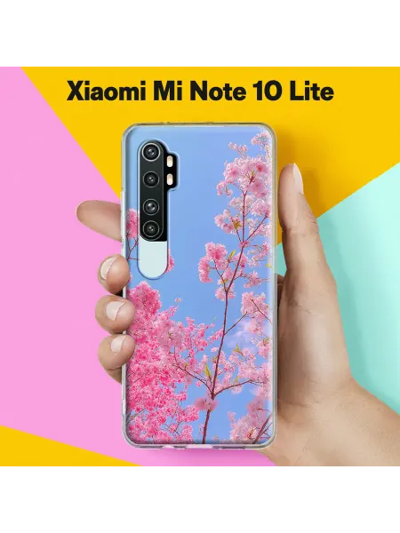 Xiaomi Чехол на Mi Note 10 Lite с принтом Весенняя сакура