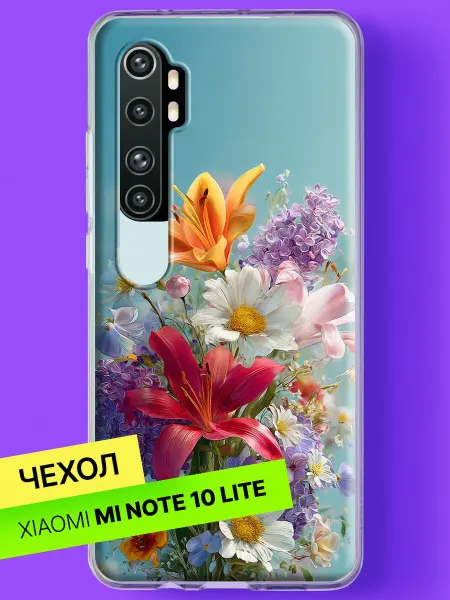 Xiaomi Чехол на Mi Note 10 Lite с принтом Полевая гармония
