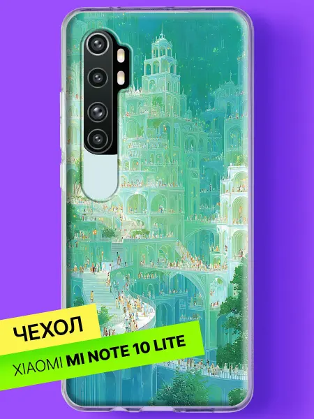 Xiaomi Чехол на Mi Note 10 Lite Изумрудный город мечты