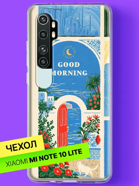 Xiaomi Чехол на Mi Note 10 Lite с принтом Доброе утро у моря