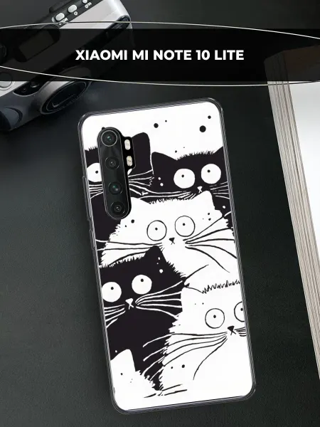 Xiaomi Чехол на Mi Note 10 Lite с котиками