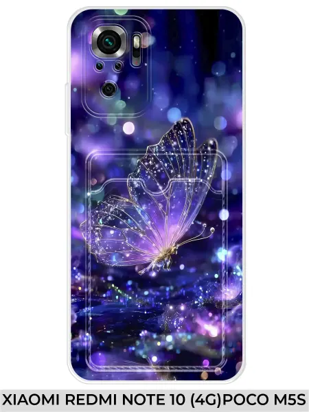 NOOTO Чехол с карманом на Xiaomi Redmi NOTE 10 POCO M5S Готика