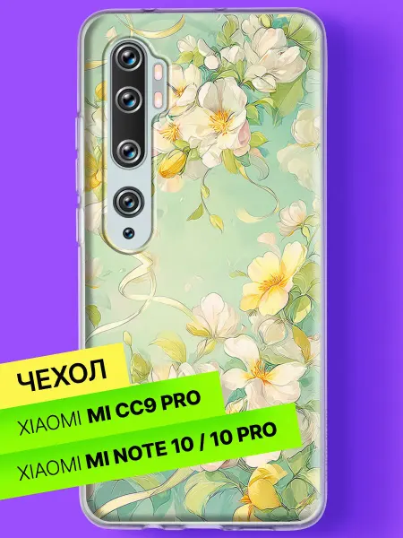 Xiaomi Чехол на Mi Note 10 Mi Note 10 Pro Весенние цветы