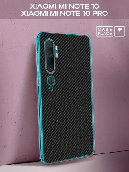 Xiaomi Чехол на Mi Note 10 10 Pro карбон
