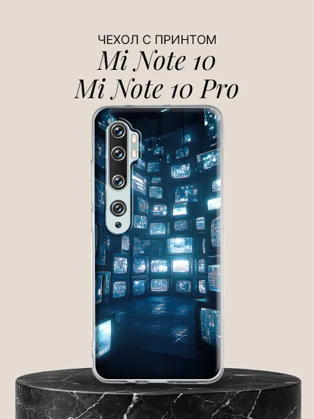 Xiaomi Чехол на Mi Note 10 Mi Note 10 Pro Стена из телевизоров