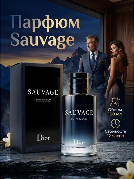 Dior Парфюмерная вода Sauvage 100 ml Оригинальный аромат