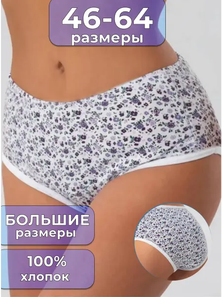 Красная Ветка Трусы трикотажные большие размеры 1 шт хлопок 100%