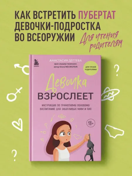 Эксмо Девочка взрослеет. Инструкция по грамотному половому