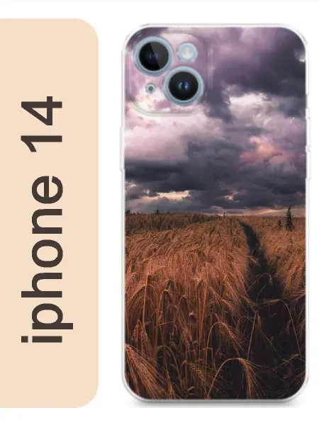 CaseOffice Чехол на iphone 14 поле 1009