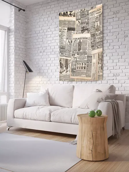 JoyArty Фотопанно на стену "Постаревшие газеты" 100х150