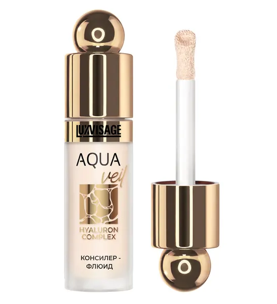 Консилер-флюид LUXVISAGE AQUA veil HYALURON COMPLEX, тон 102 Light