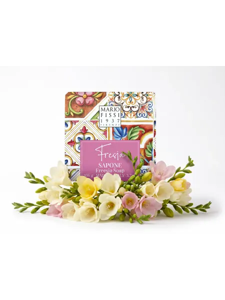 MARIO FISSI 1937 Мыло MEDITERRANEAN FLOWERS Фрезия 106 г