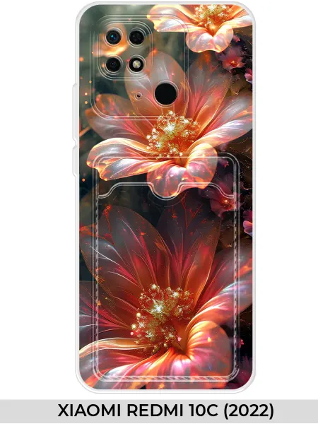 NOOTO Чехол с карманом на Xiaomi Redmi 10C (для Редми 10Ц)
