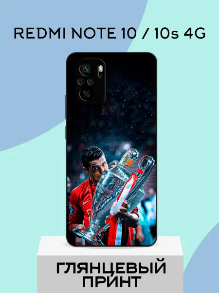 PlusPrint Чехол на Redmi Note 10s Криштиану Роналду