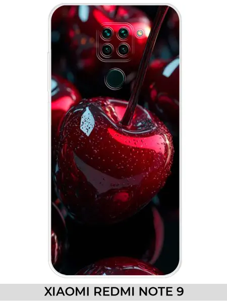 Xiaomi Чехол на Redmi Note 9 Note 9 5G 10X 4G вишня