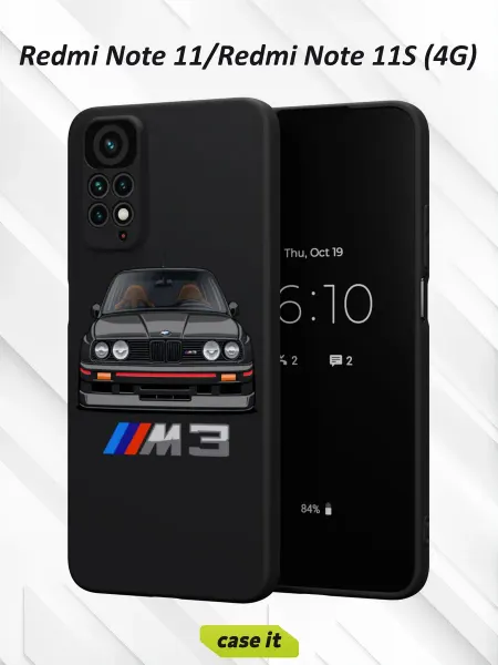 Case it Чехол на Redmi Note 11 11S 4Gс принтом BMW M3