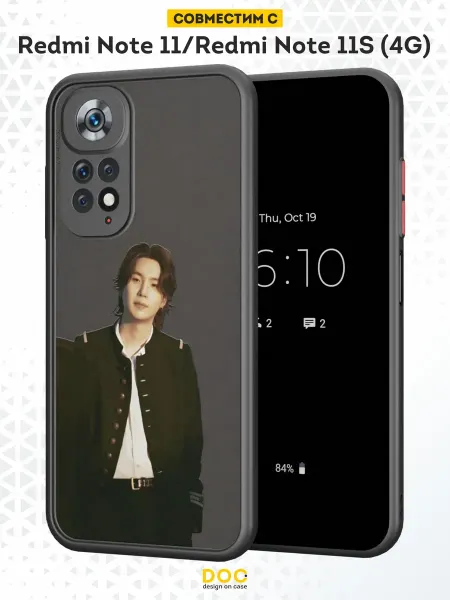 DesignOnCase Чехол Бампер на Redmi Note 11 11S с принтом BTS