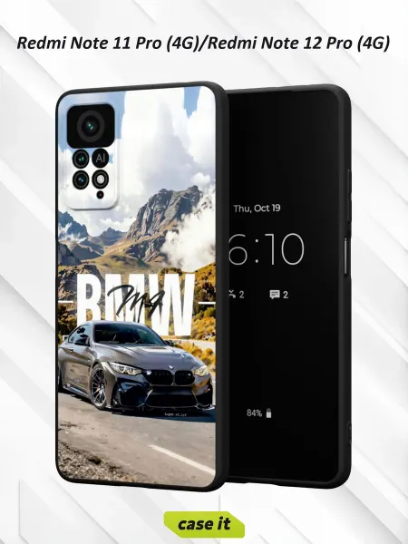 Case it Чехол на Redmi Note 11 Pro 4G Note 12 Pro 4G BMW M4 (F82)