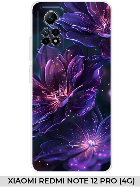 NOOTO Чехол на Redmi Note 11 Pro и Note 12 Pro 4G с принтом