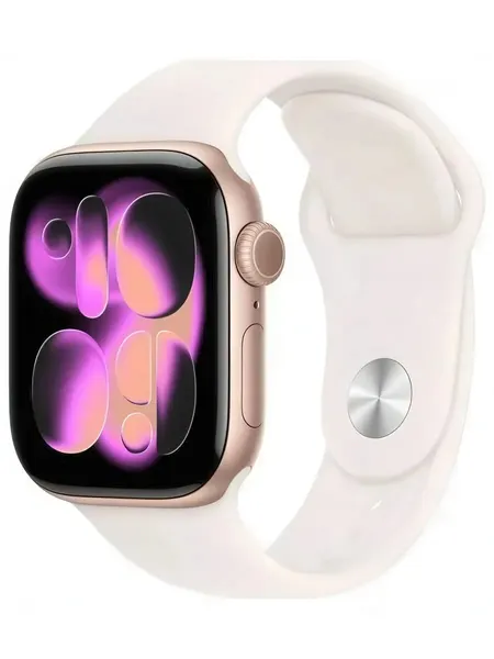 Умные часы Apple Watch Series 11 46 mm Rose Gold Sport Band M/L