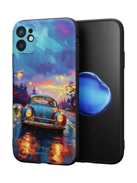 QuestCase Чехол на Apple iPhone 11 с принтом Машина