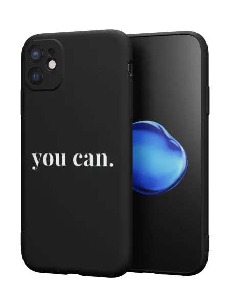 QuestCase Чехол на Apple iPhone 11 с принтом Мотивация