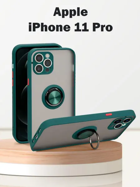 Чехол для iPhone 11 Pro, с кольцом