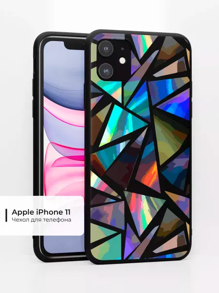 Чехол на iPhone 11 с принтом Стекло