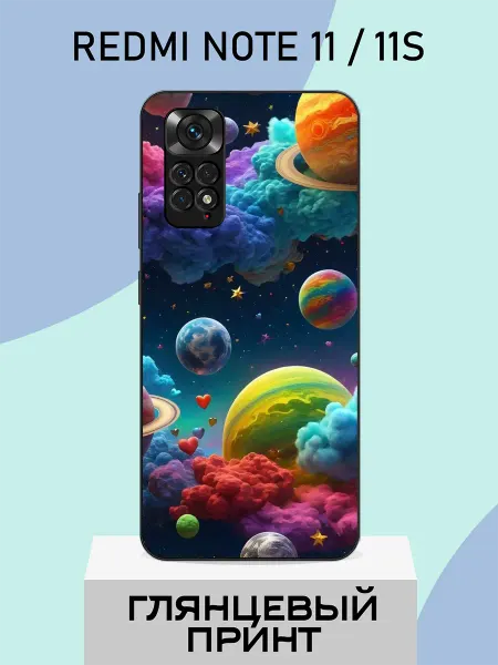 PlusPrint Чехол на Redmi Note 11 планеты