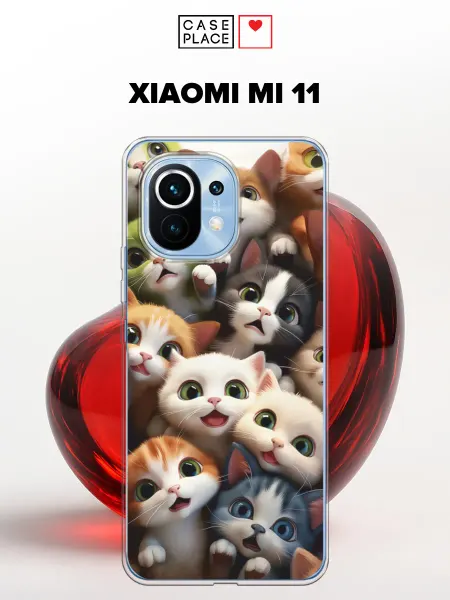 Xiaomi Чехол на Mi 11 с котиками