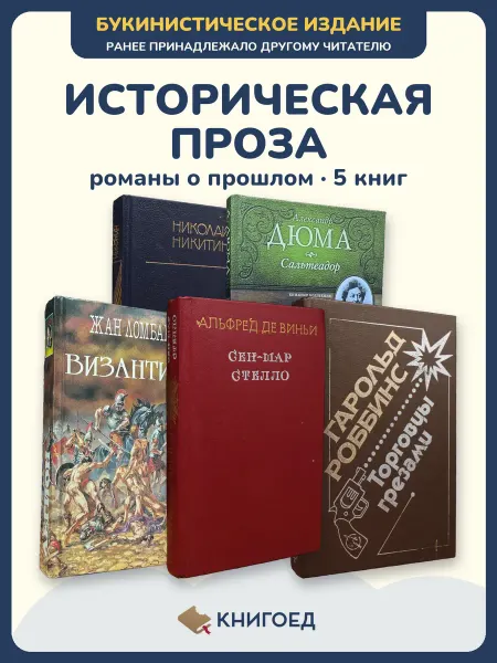 Книгоед исторические романы Никитин Дюма Ломбар Виньи Роббинс