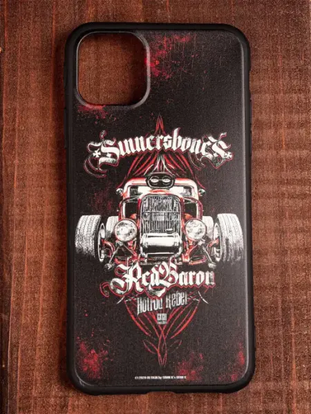 SINNER's BONES Чехол "HOT ROD - RED BARON" для телефонов iPhone 11Pro