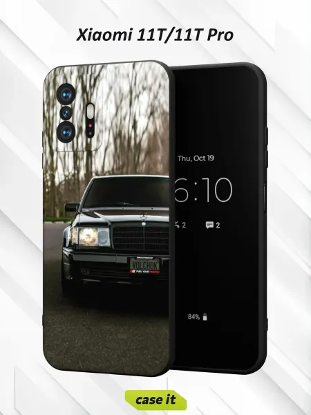 Case it Чехол на Xiaomi Mi 11t и 11t Pro принт Mercedes-Benz 500 E