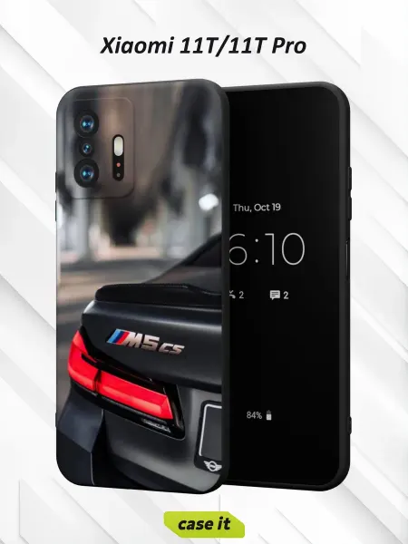 Case it Чехол на Xiaomi Mi 11t и 11t Pro с принтом BMW M5 CS car