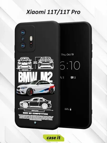 Case it Чехол на Xiaomi Mi 11t и 11t Proс принтом BMW M2