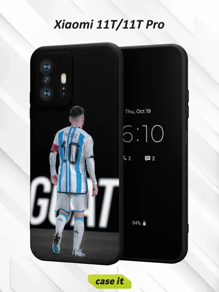 Case it Чехол на Xiaomi Mi 11t и 11t Pro принт Lionel Messi captain