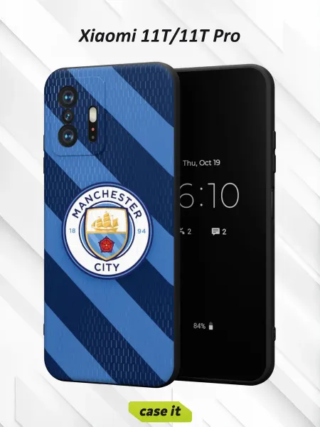Case it Чехол на Xiaomi Mi 11t и 11t Pro с принтом Manchester City