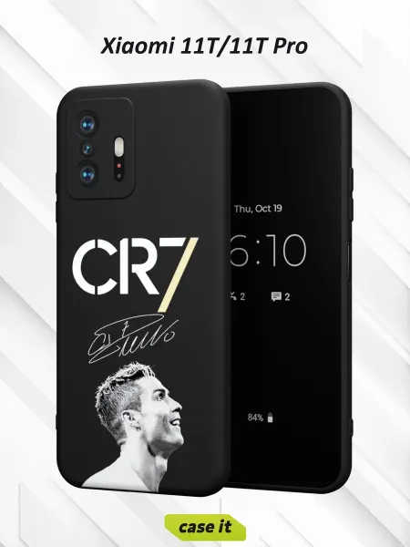 Case it Чехол на Xiaomi Mi 11t и 11t Pro CR7 и Криштиану Роналду