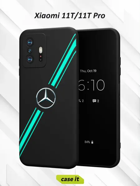 Case it Чехол на Xiaomi Mi 11t и 11t Pro Mercedes-AMG Petronas F1
