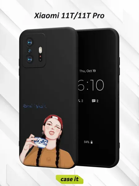 Case it Чехол на Xiaomi Mi 11t и 11t Proс принтом Kazakh Girls